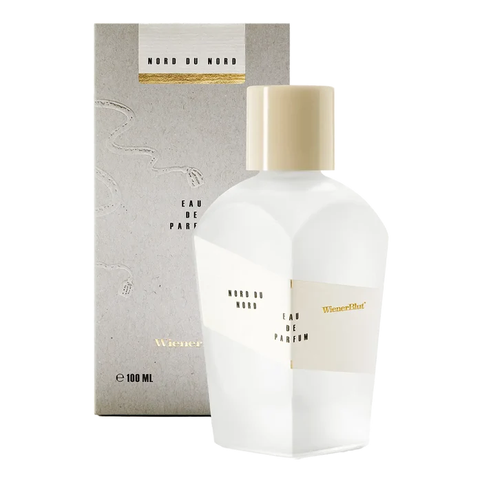 WienerBlut Nord du Nord Eau de Parfum i 100 ml med grå teksturert boks og gullstriper