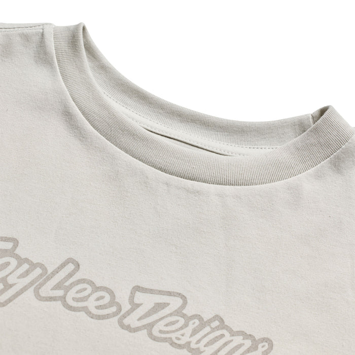 Wmns Short Sleeve Tee Signature Pumice