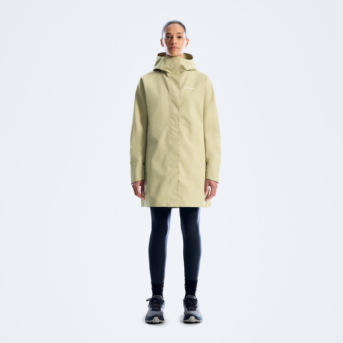 Women's Omeara Long Waterproof Jacket - Green
