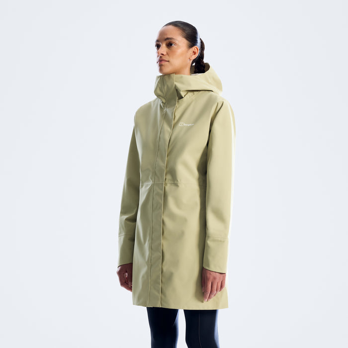 Women's Omeara Long Waterproof Jacket - Green