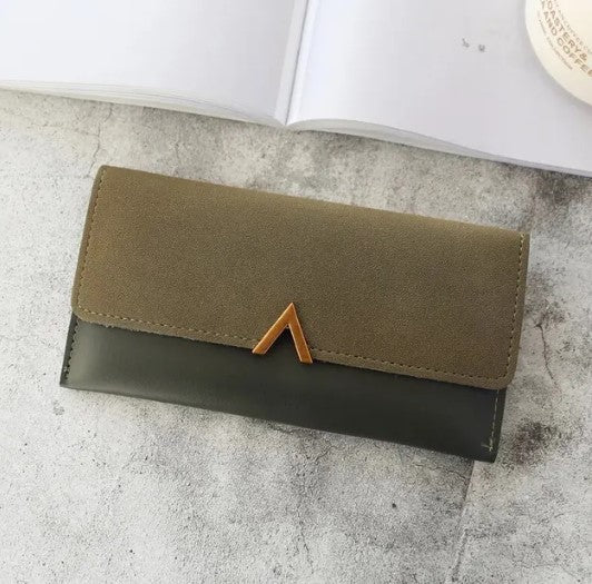 WW140 - Long Ladies Simple Zipper Wallet