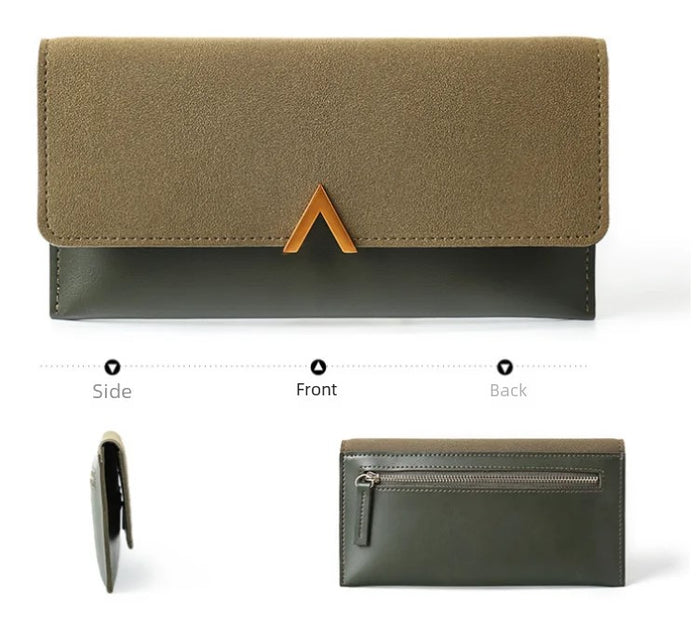 WW140 - Long Ladies Simple Zipper Wallet