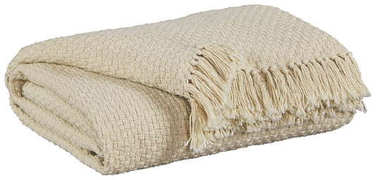 Yasmin A1000755T Oatmeal Throw