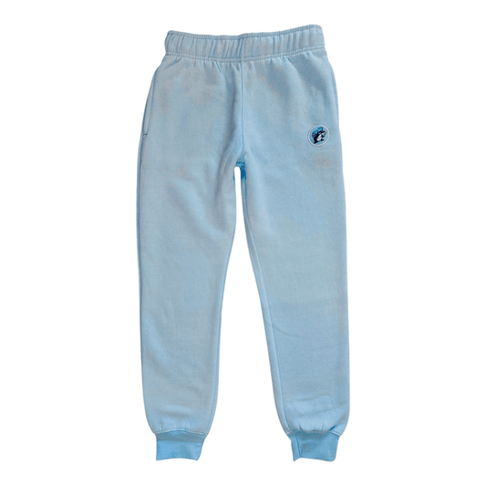 Youth Light Blue Classic Buc-ee's Fleece Jogger