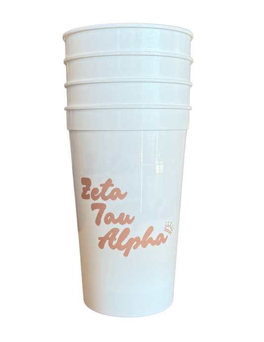 Zeta Tau Alpha 4-Pack Cup