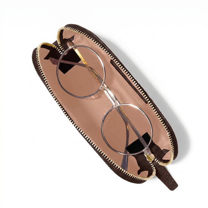 Zip Sunglass Case Umber