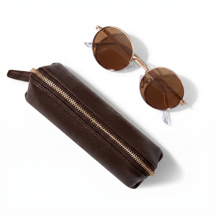 Zip Sunglass Case Umber