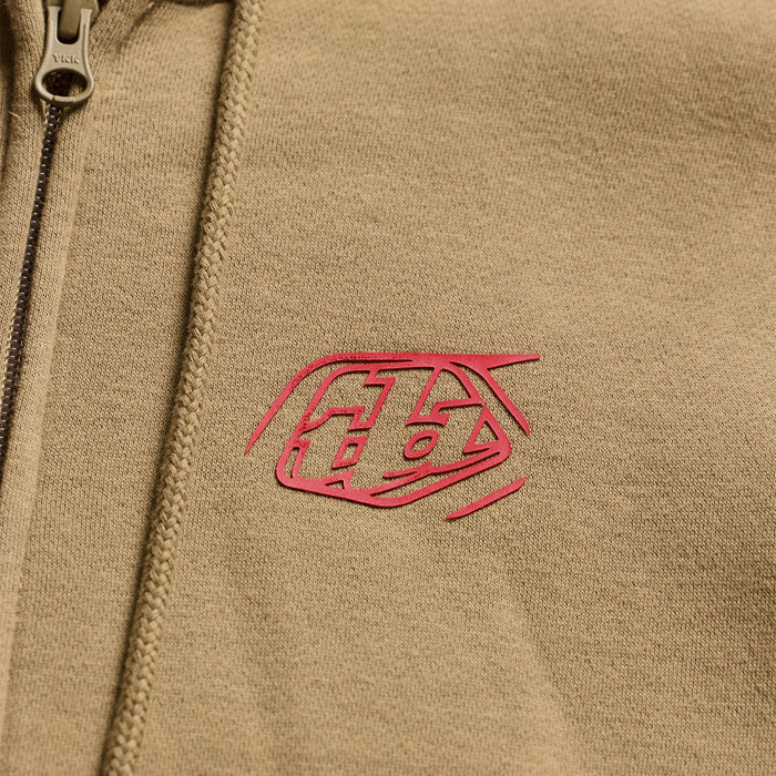Zip up Hoodie Badge Sienna