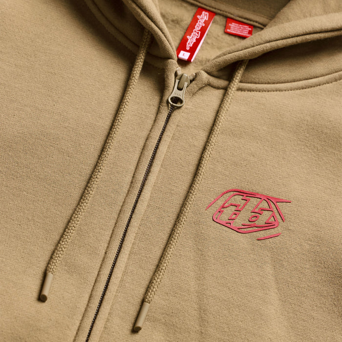 Zip up Hoodie Badge Sienna