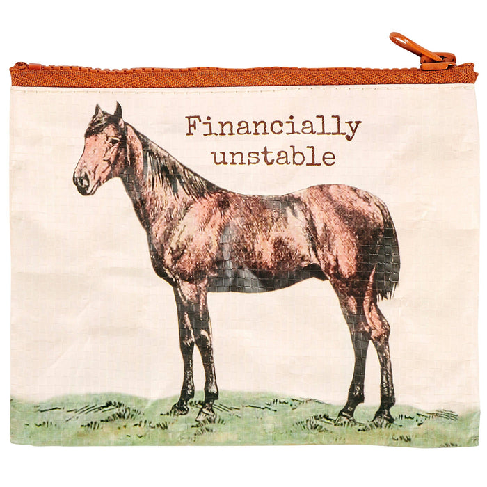Zipper Wallet-Financially Unstable